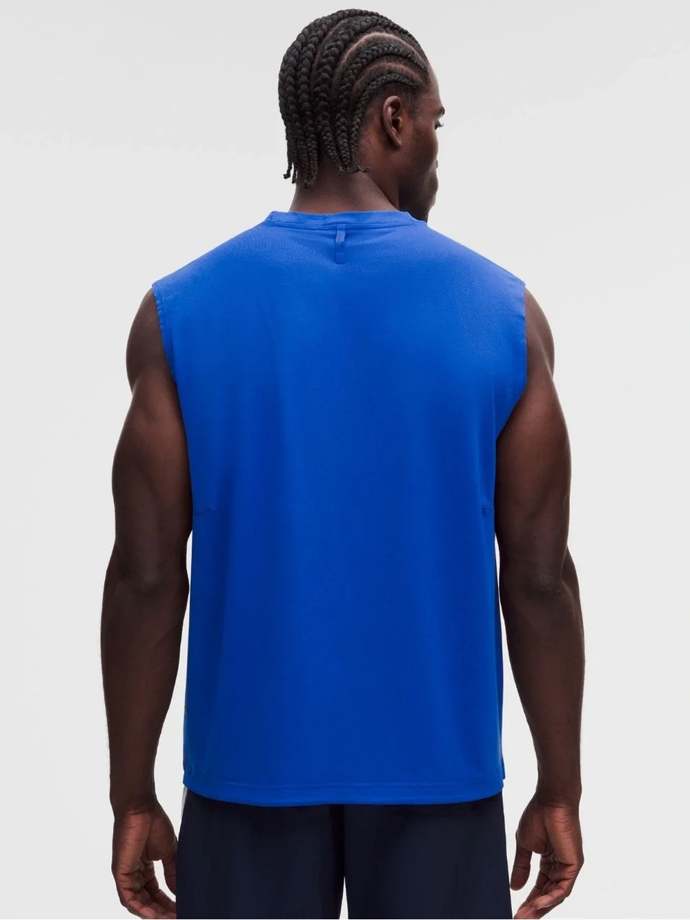 LULULEMON EasySet Training Sleeveless Shirt Beach Ball Blue Men’s Size XXL